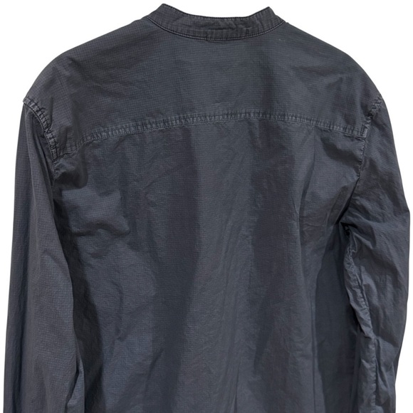 James Perse Gray Long Sleeve City Hipster Ripstop Button Up Women’s Size M - Picture 5 of 10